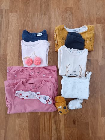 Lot vêtemets été fille - 9 mois