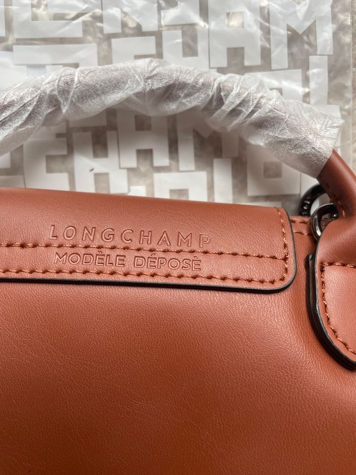 Sac Longchamp XS marron - photo numéro 2