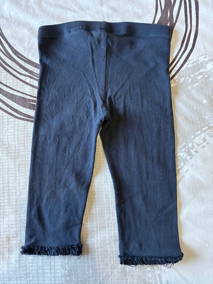 Legging court bleu - photo numéro 3