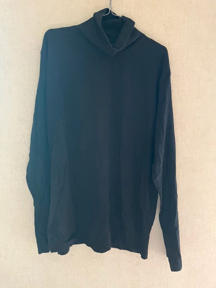 Pull col roulé