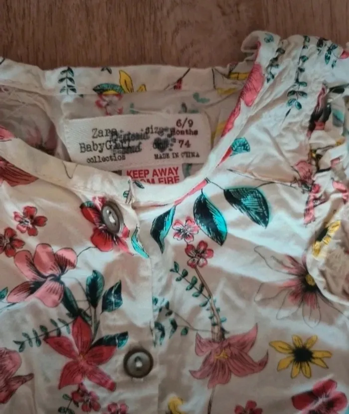 Combishort zara 6/9 mois - photo numéro 3