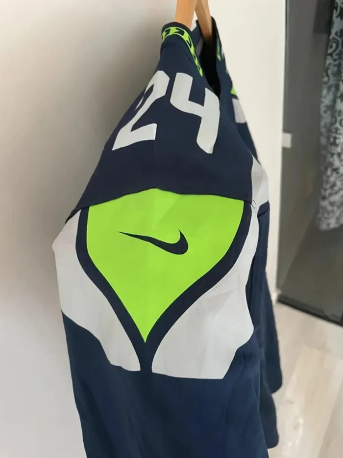Nike Maillot Jersey NFL Lynch Seattle Seahawks 🏈 Mens S - photo numéro 3