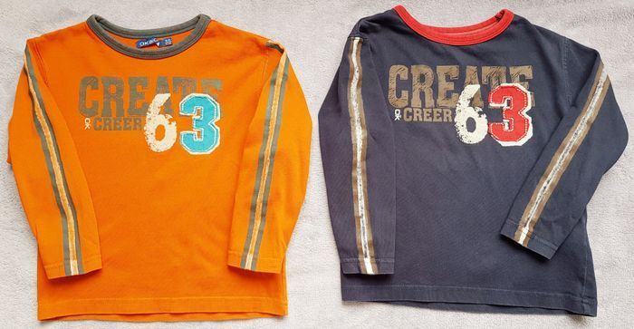 💙 T-shirts manches longues - Okaidi - 4 ans 💙 - photo numéro 2