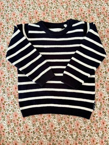 Pull mixte marinière