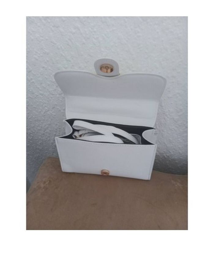 Sac à main femmes tendance populaires forme carré blanc - photo numéro 4