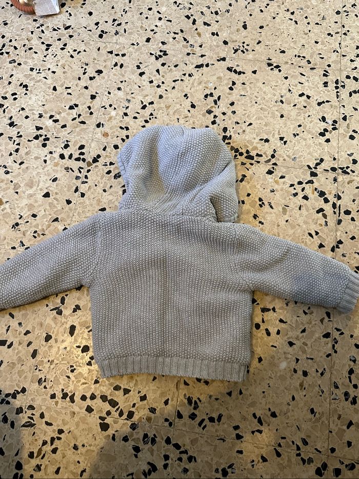 Veste épaisse grise 12 mois - photo numéro 2