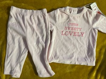 Pyjama deux pièces bébé fille orchestra
