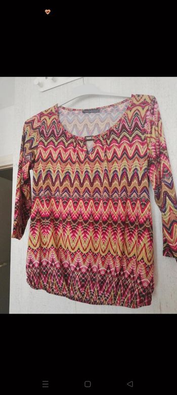 Blouse a motif graphique