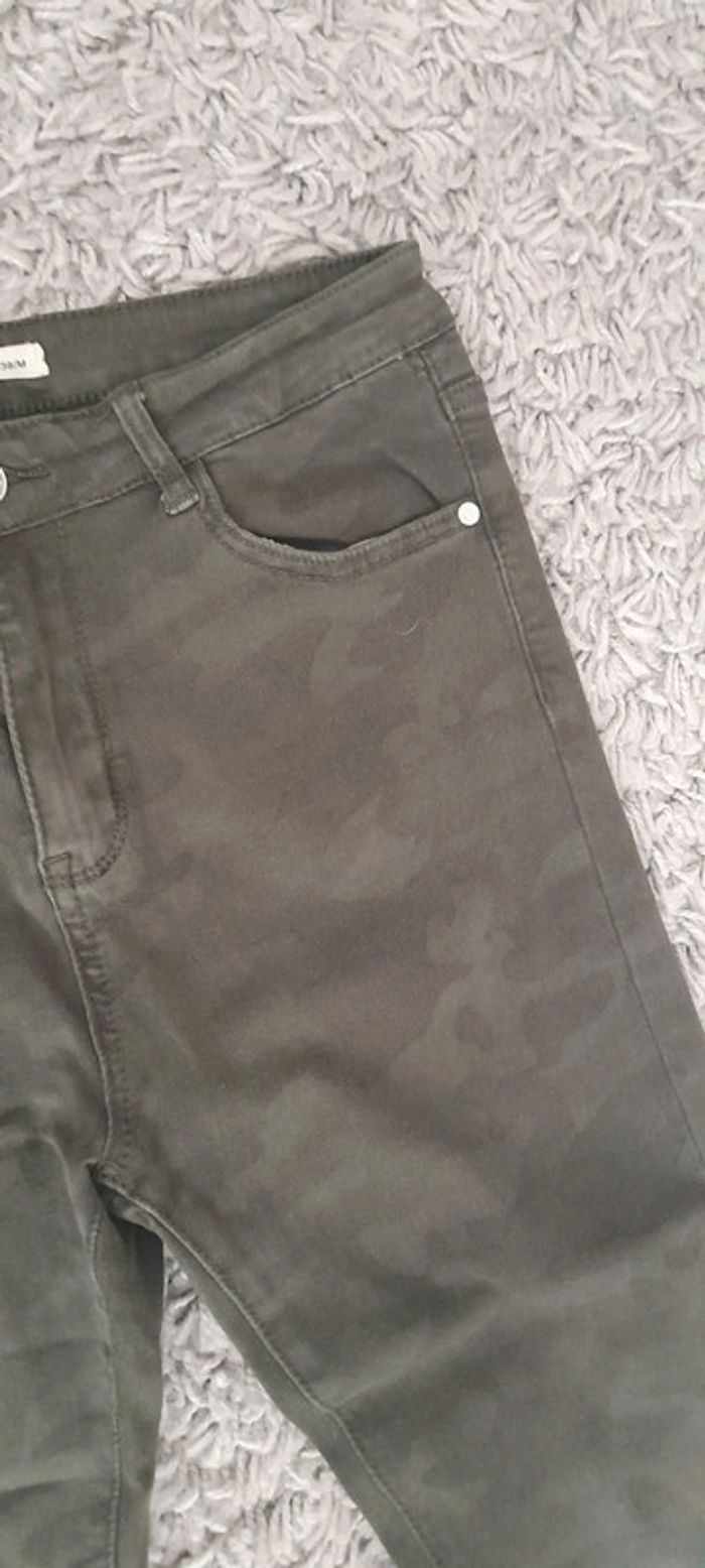 Jean slim motif militaire - photo numéro 3