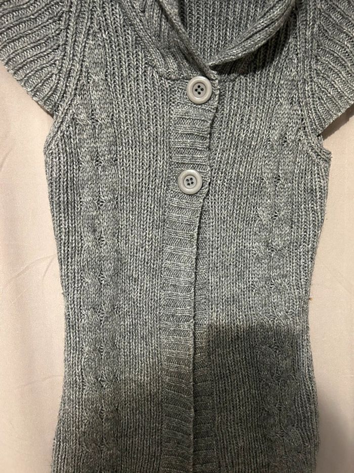 Gilet gris - photo numéro 3
