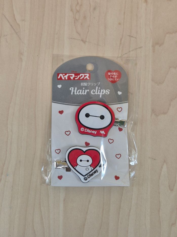 Set 2 pinces à cheveux Disney Baymax (Les Nouveaux Heros)
