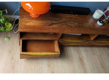 Meuble TV bois manguier Maison du monde bon état