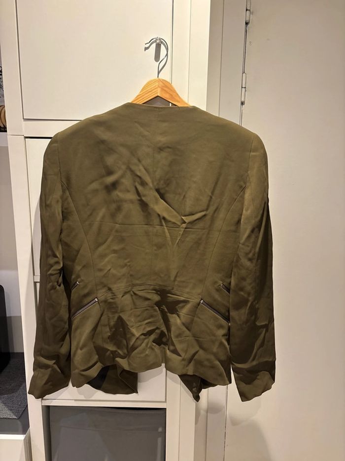 Veste verte kaki marron - photo numéro 3