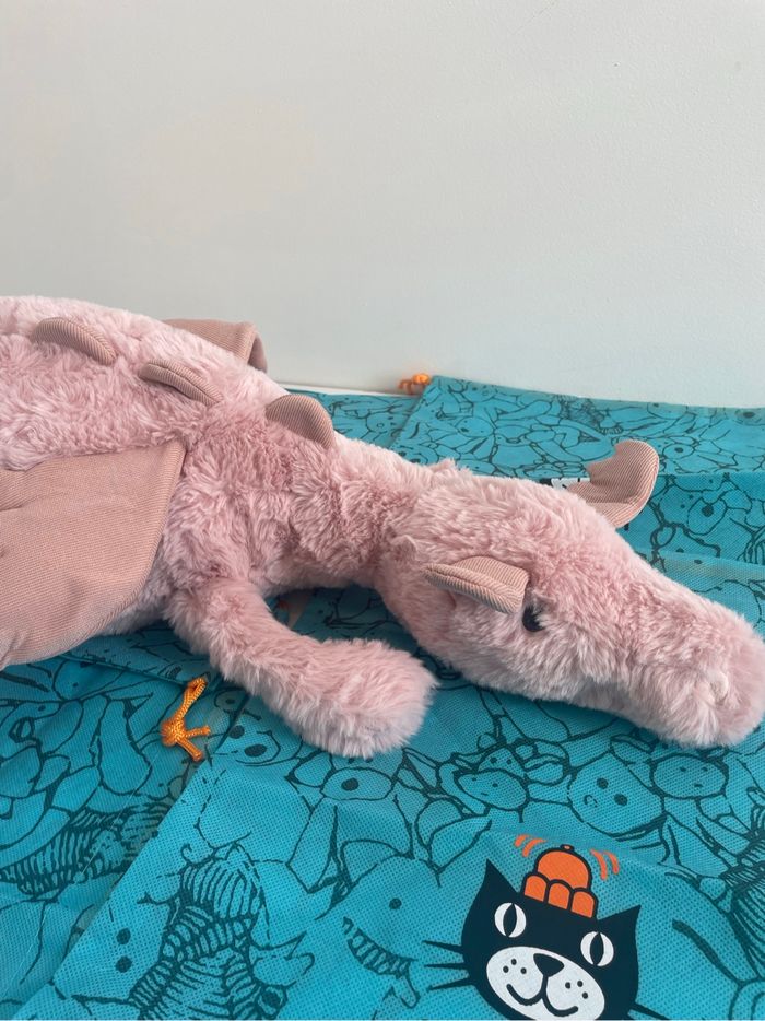 Peluche Jellycat HUGUE dragon Rose 🐉🐉 - photo numéro 2