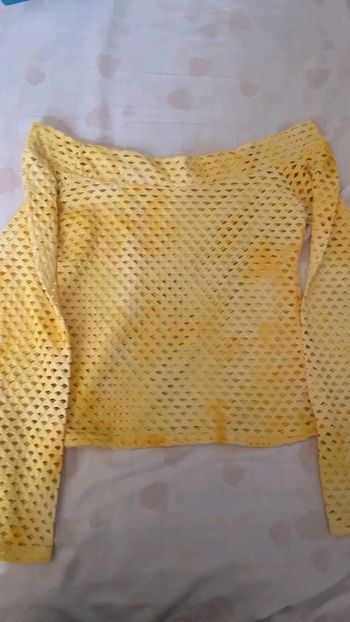 #tshirtmancheslongues femme ajouré taille unique