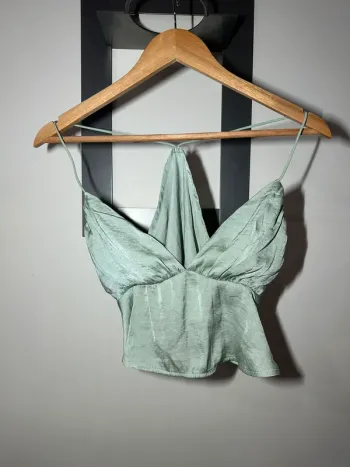 Haut à bretelles SHEIN vert S
