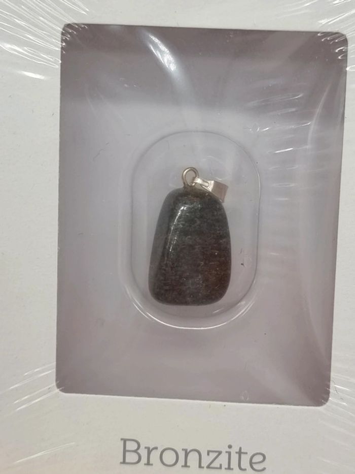 Pendentif perle Bronzite Unique Stones - photo numéro 3