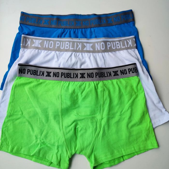 Lot de 3 boxers en coton pour homme taille L, No Publik - photo numéro 2