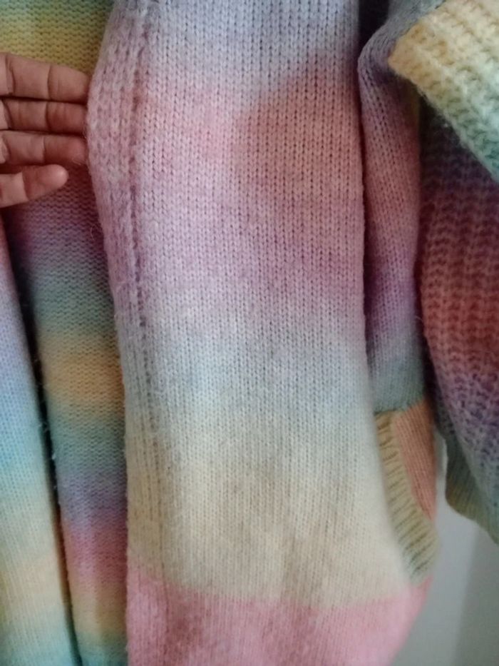 Gilet femme M rainbow mailles  p - photo numéro 7