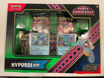 Pokémon lot 3 coffrets Hyporoi EX fable nébuleuse 6.5 sans promo