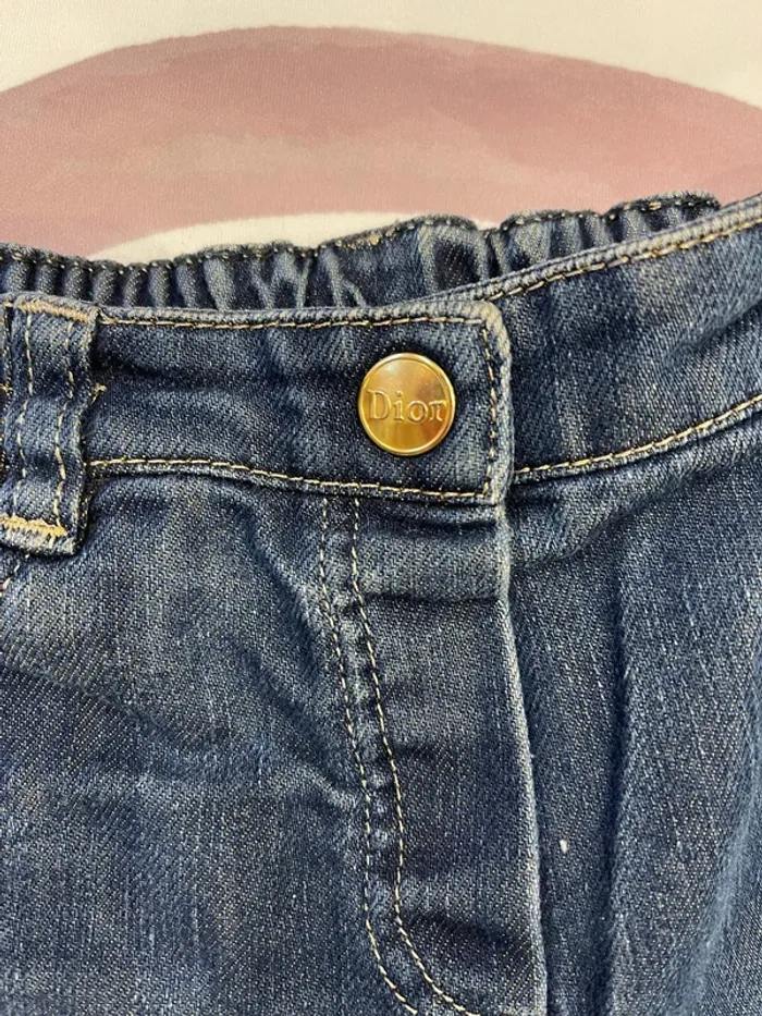 Pantalon en jean bébé fille Dior - photo numéro 2