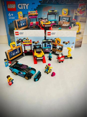 LEGO City 60389 - Le Garage de Customisation - Complet avec Boîte et Notice