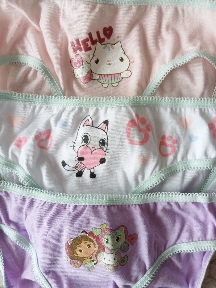 Boite de 3 culottes gabby chat 5/6 ans - photo numéro 6