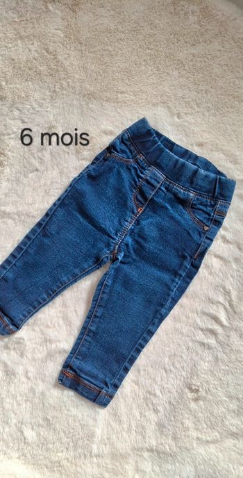 Jeans taille élastique TAO taille 6 mois