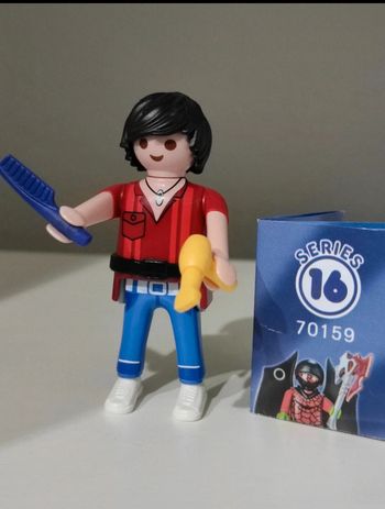 Playmobil figure série 16 coiffeur