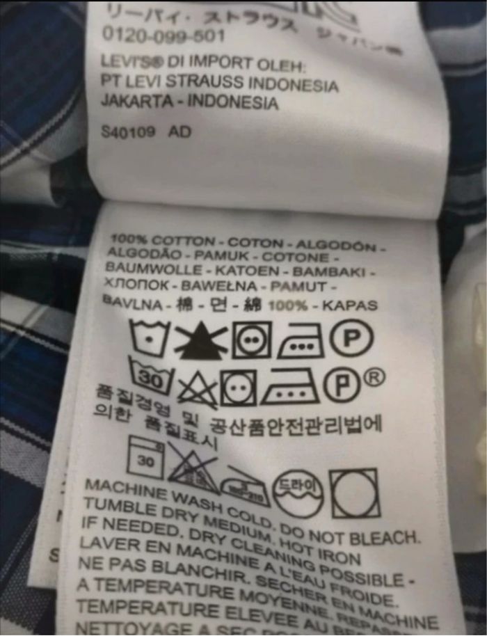 Chemise Levi’s – Taille S – Neuve étiquette – 100% coton - photo numéro 10