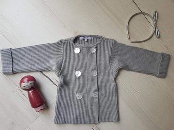 Superbe gilet 18mois fille p'tit chic de paris neuf