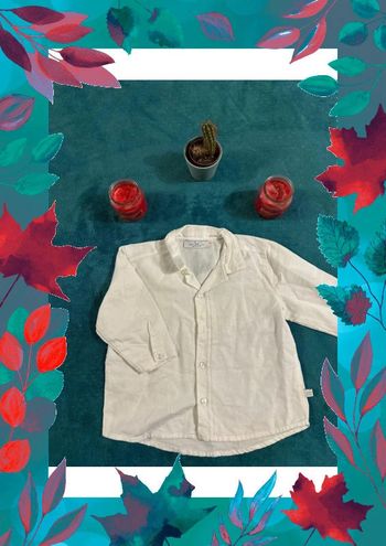 Chemise lapin bleu taille 12 mois