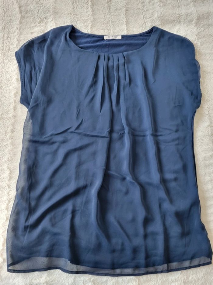 Tee shirt Orsay bleu marine