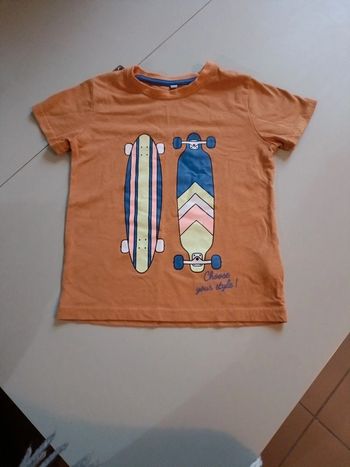 T-shirt manches courtes skate 8 ans