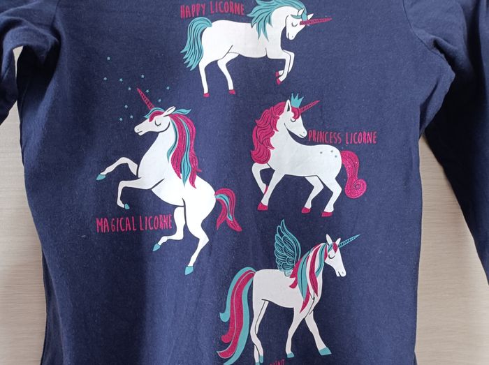 T- shirt licornes 12 ans - photo numéro 2
