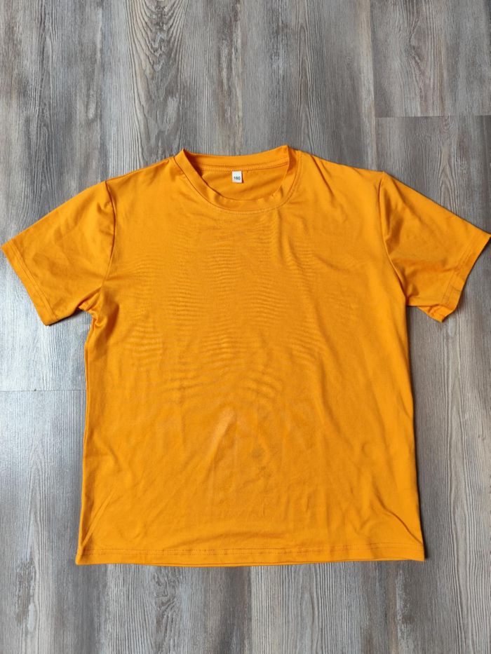 T-shirt mixte orange 13/14 ans ( 160 cm ) , neuf
