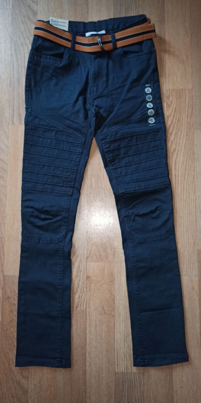Pantalon bleu marine taille 12 ans orchestra