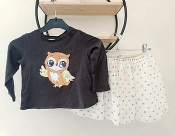 3-4 ans ensemble h&m Teeshirt et jupe