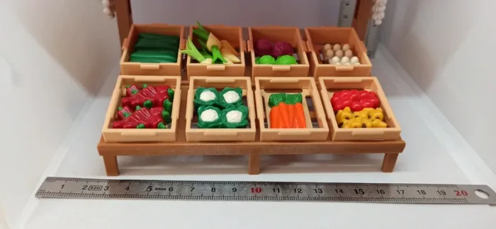 Stand épicerie marché avec légumes playmobil - photo numéro 3