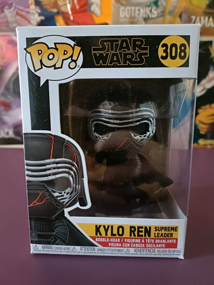 Figurine Funko Pop Star Wars Kylo Ren 308 Neuf