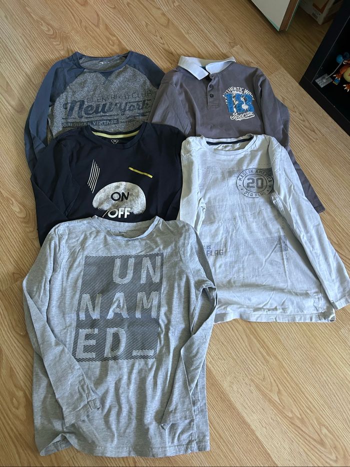 Lot 14 ans jeans/pull/tee shirt court et ml - photo numéro 3