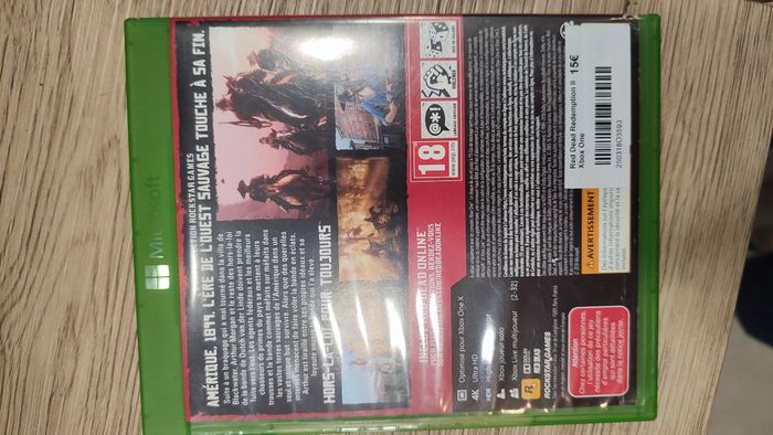 Red dead redemption II xbox one - photo numéro 3