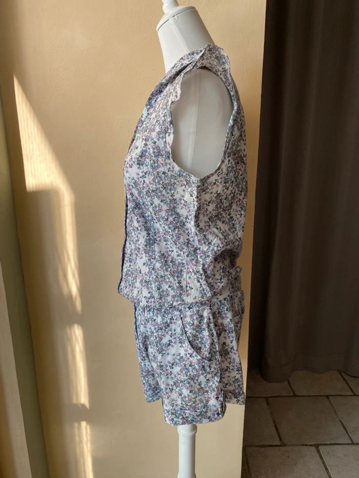 Combi short fleuri NafNaf 42 - photo numéro 4