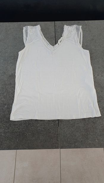 Haut blanc NafNaf en XS