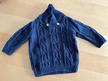Pull bleu marine 6mois Orchestra