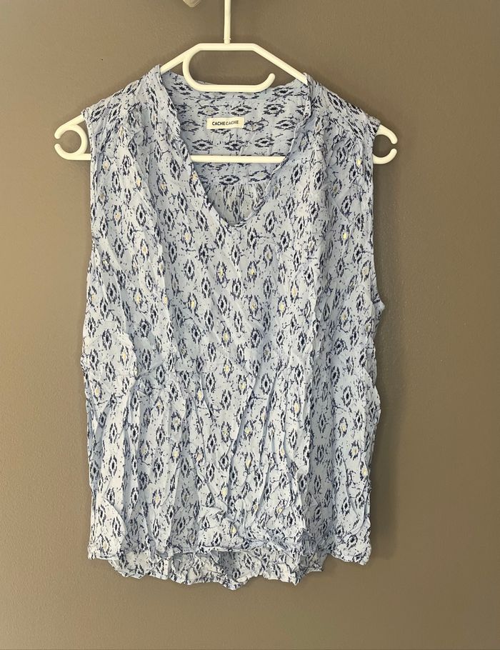 Haut bleu taille 40