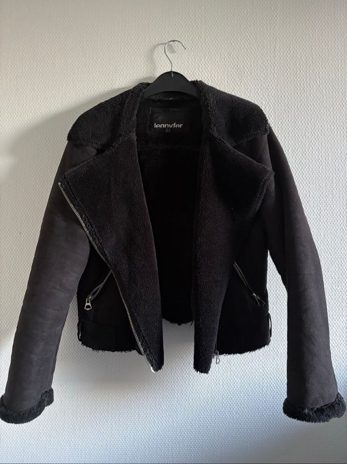 Veste aviateur, fourrure à l’intérieur - taille S
