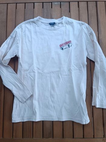 Tee shirt ML skate 8 ans