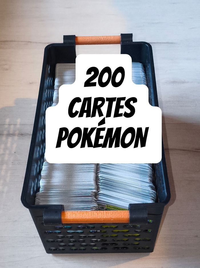 200 cartes Pokémon FR