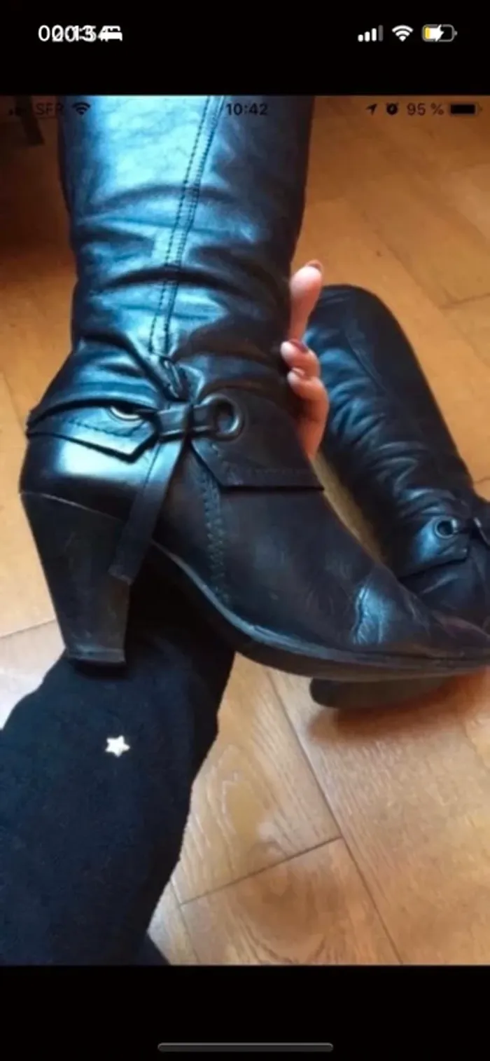 Bottes hautes noir - photo numéro 5